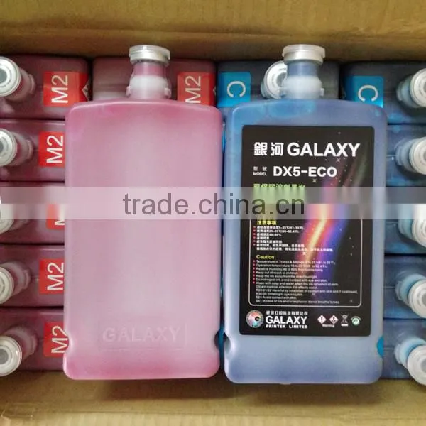 High quality vivid color odorless toyo eco solvent ink for dx4 dx5 dx7 printer