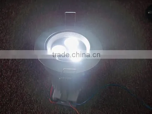 3 years warranty led lighting recessed 3W led downlight for museum or bedroom