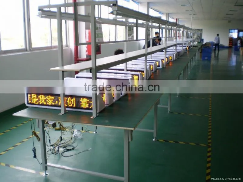 High brightness rolling message taxi roof led billboard