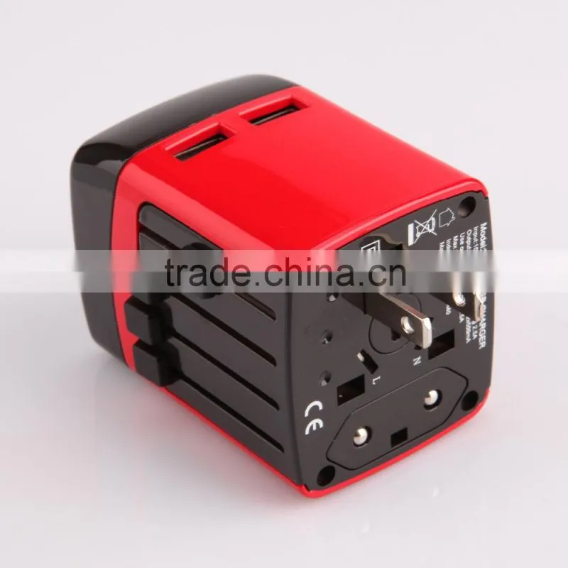 Multifunctional travel adapter and USB portable travel adapter
