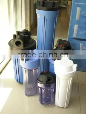 white filter housing/transparent Filter Housing/10 inch 20 inch white big blue plastic clear water filter cartridge housing