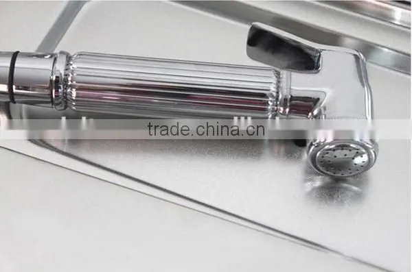 New design brass kitchen faucet, Kitchen faucet with shower head, pull out spray kitchen faucet