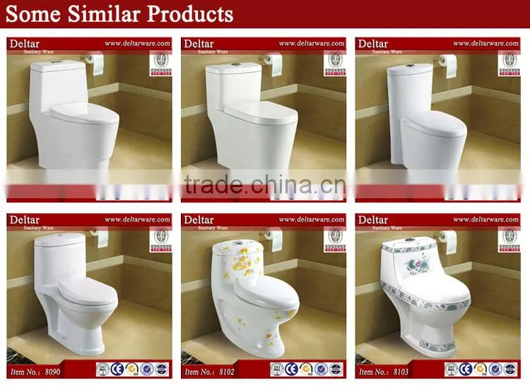 luxury bathroom design sanitary ware wc, green color toilet, washdown color toilet