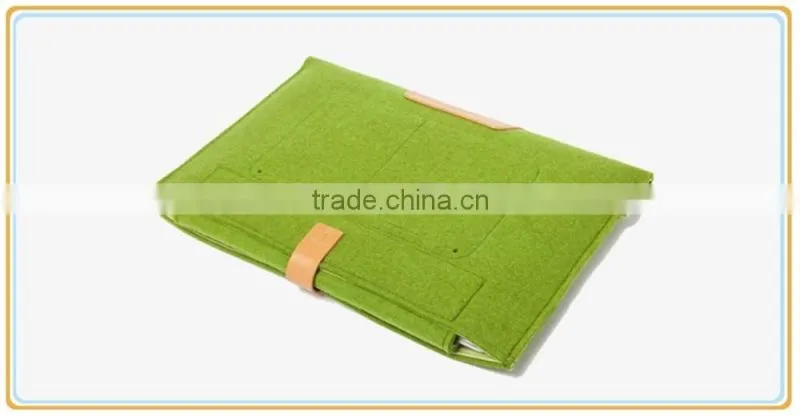 Hot Felt Protective Bag Laptop Sleeve Case For Macbook Laptop Air /Pro / Retina, 11.6",13.3"15.4"