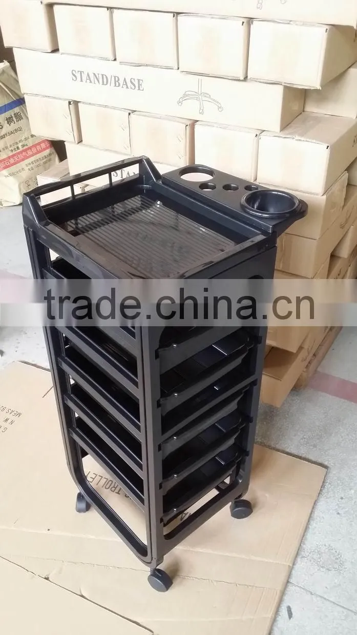 professional aluminum trolley beauty case hair salon trolley barber cair trolley B60-ST033
