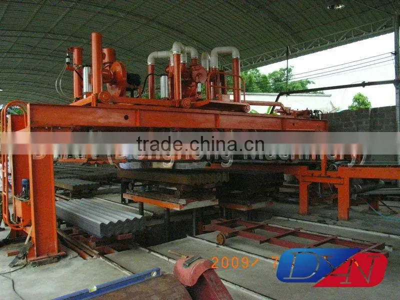 Energy conservation Corrugated Vacuum Cement Fiber Shingle Machine high production