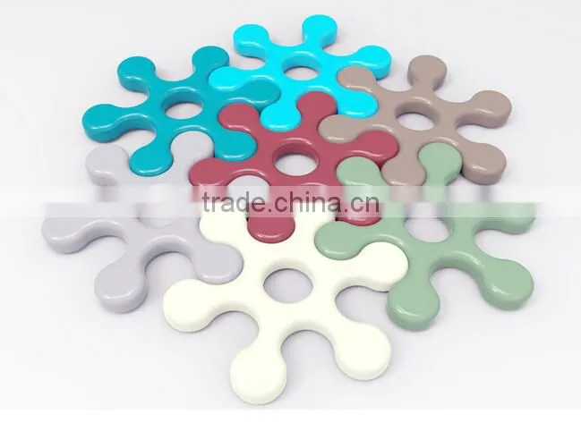 Colorful silicone hot pad,silicone cup mat,silicone rubber hot pads
