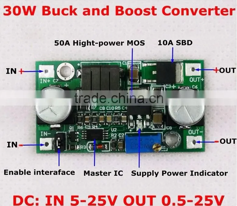DC-DC Adjustable Step-Up and Step-Down Power Supply Module Boost and Buck Voltage Converter Super 2596& 2577