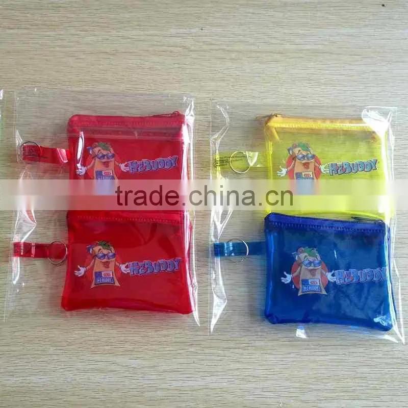 2014 new arrival personized thick clear soft pvc pouch bag for sale