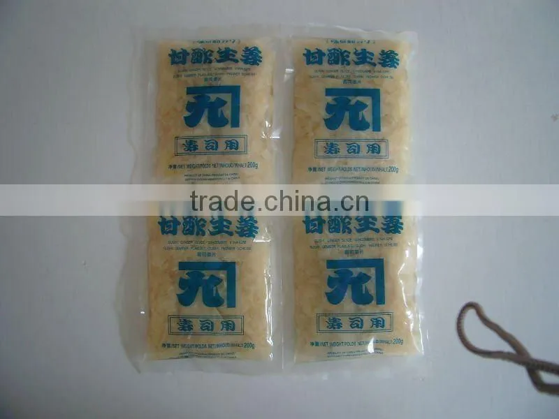 Hot selling sushi ginger popular in EURO market