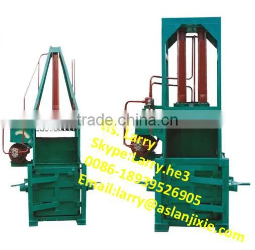 pet bottle baling machine/cardboard baling press machine/waste paper baling machine