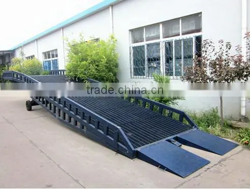 hot dipped galvanized hydraulic container load ramp