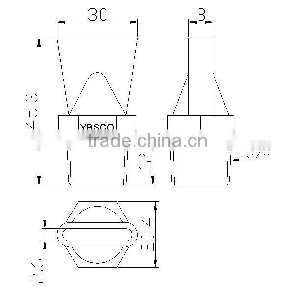 2016 New Style Europe Drying Plastic Air Blow Wind Jet Nozzle