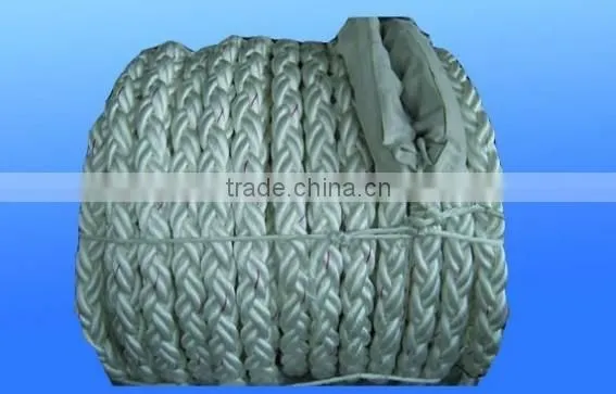 Floating Anchor Mooring Line Nylon PP 8 strand Marine Rope