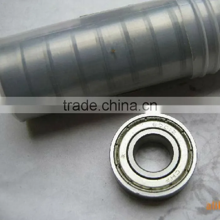 Chinese thin section chrome stell ABEC-5 deep groove ball bearings 6001-ZZ