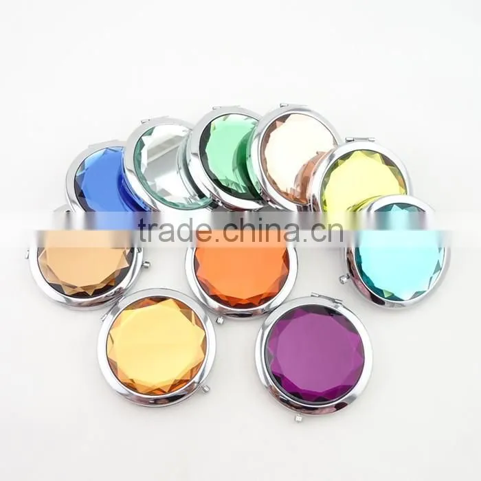 Crystal Metal Cosmetic Mirror pocket mirror compact mirror