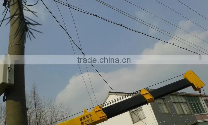 High efficency hydraulic tractor earth digger with crane