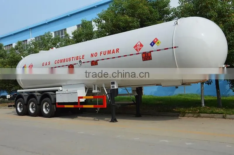 China made (C3H8) 3 axles/tri-axle LPG tank trailer