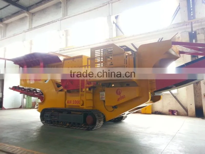 Dependable Performance mobile crushing plant,mobile crusher AH-1000-C for sale