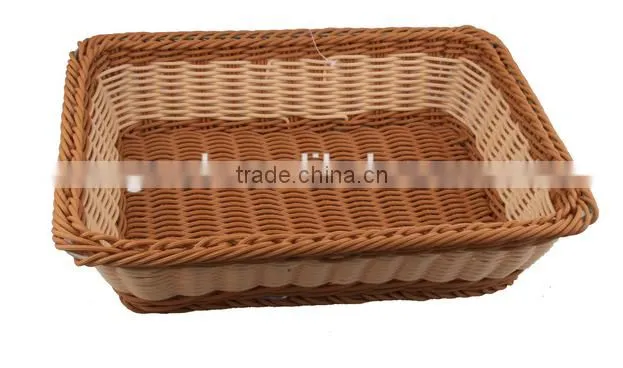 Supermarket or home use heavy duty plastic baskets for storage food