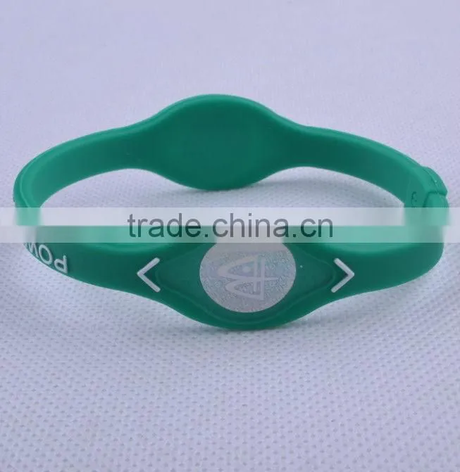 Hot sale!!! Most special promotion gift energy silicon bracelet charms fashion bracelets 2013
