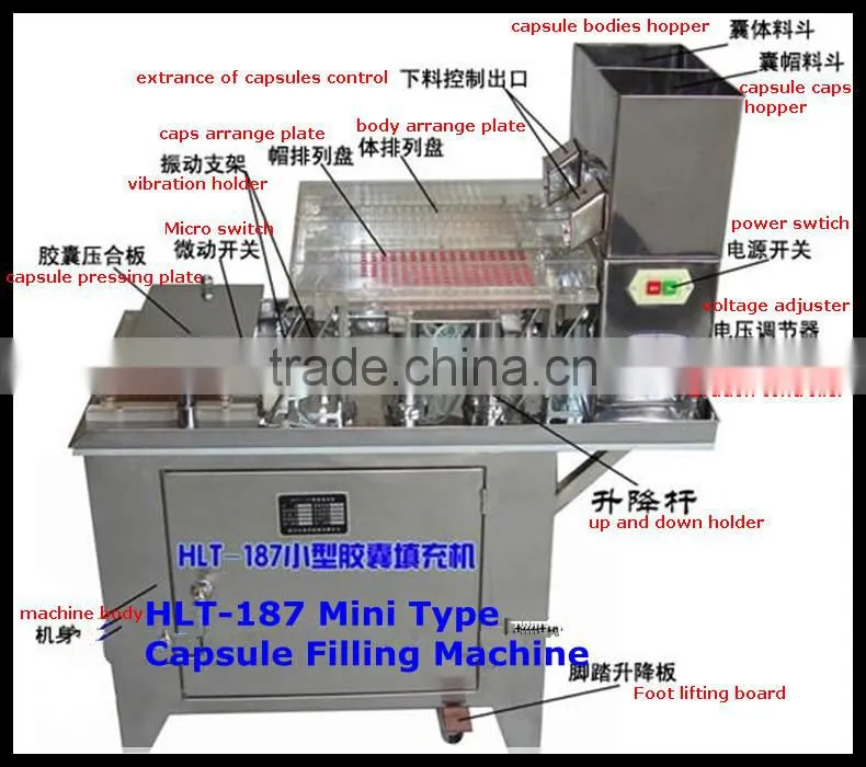 High Production Stainless Steel Pharmaceutical Capsule Filling Machine
