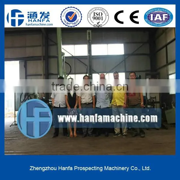 Quality ensure!Rock drilling!Stone killer!crawler type Hydraulic movable drill HF138Y, with air compressor