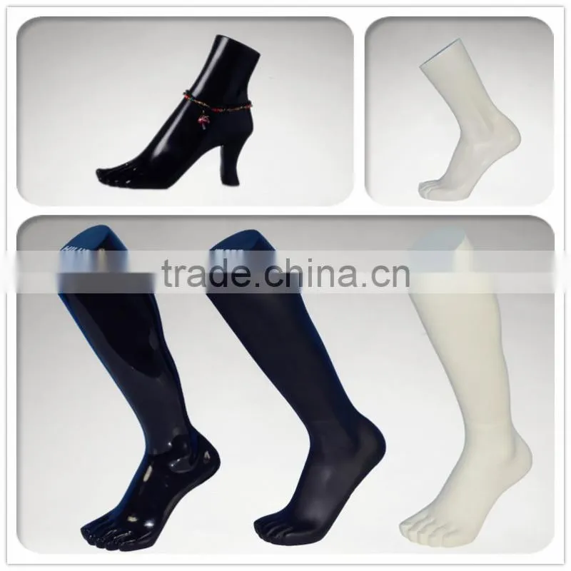 Fashion Nubila Transparent Male Pedum Mannequin pro sutor