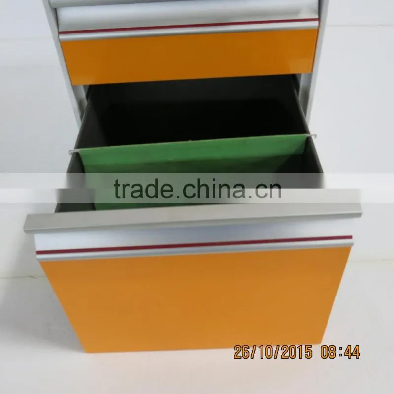 high quality drawer metal cabinet/steel mobile pedestal/iron locker