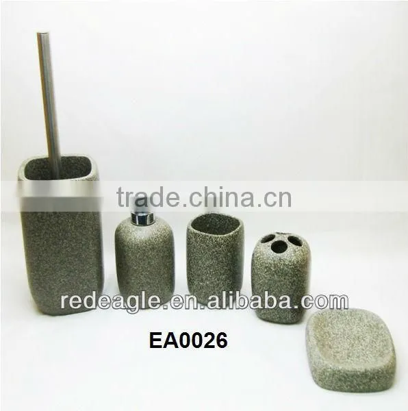 Newly produced sandstone bathroom sets from OEM for factory wholesale and promotion