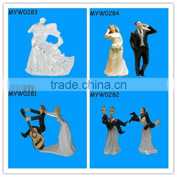 ceramic Groom Holding Bride wedding favor