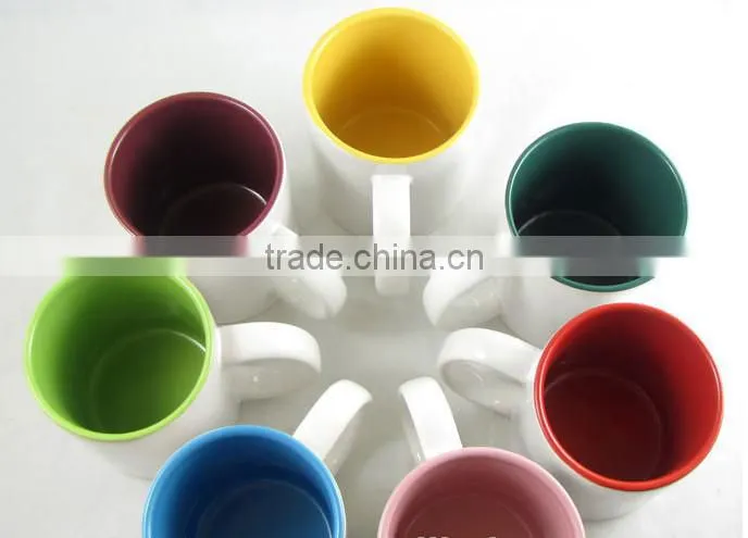 High Quality Top Grade Inner Colourful Ceramic Cups