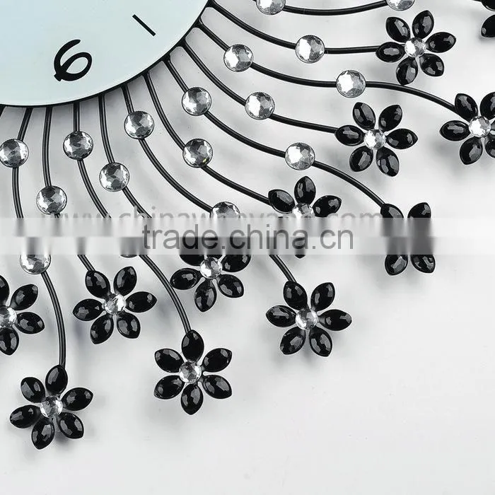 Different Kinds Flower Shape Beautiful Custom Wall Clock
