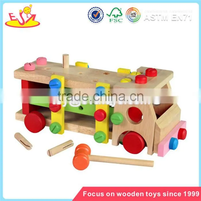 Wholesale teaching aid wooden numbers blocks toy interesting wooden numbers blocks box toy W11H007