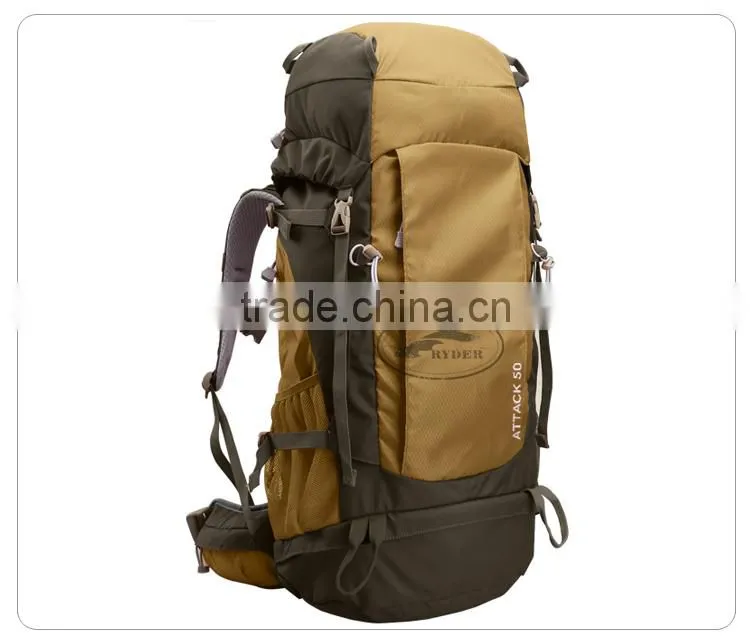 China Supplier Premium Quality Outdoor Survival Trekking Custom Printing Backpack