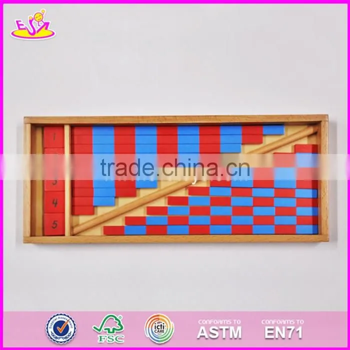 2017 New design toddlers preschool wooden montessori toys for 3 year old W12F003