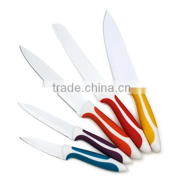 Best Kitchen Knife Set 5pcs Non-Stick Coating Knife Set