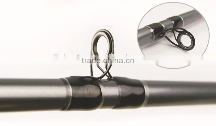 Carbon Fiber Lure Boat Spinning Fishing Rod with 3 Different Action Tips