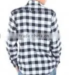 Man flannel shirts casual checks flannel shirts double brushed flannel shirt for man