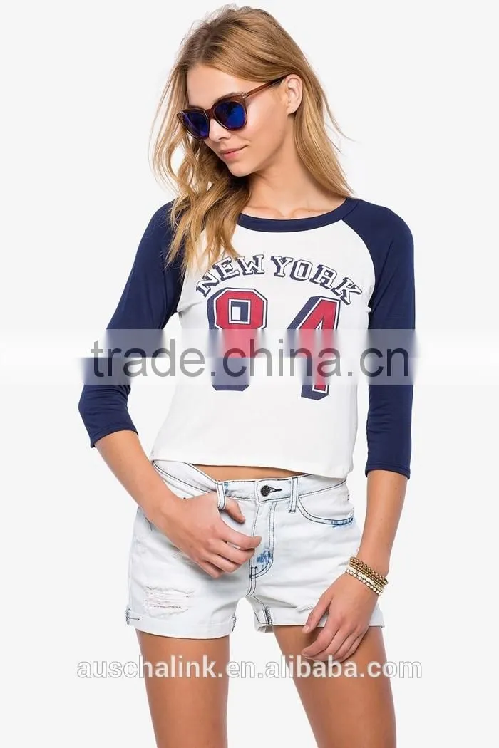 2016 best selling women raglan gym t shirt nice design