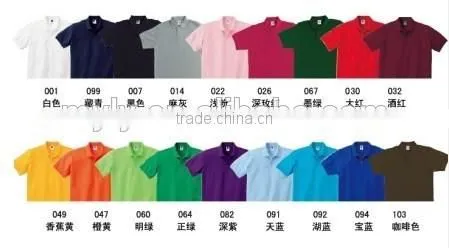 Embroidery boys polo t shirts