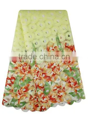 African Guipure Cord Lace Fabrics 3D Nigerian Lace For Weddings