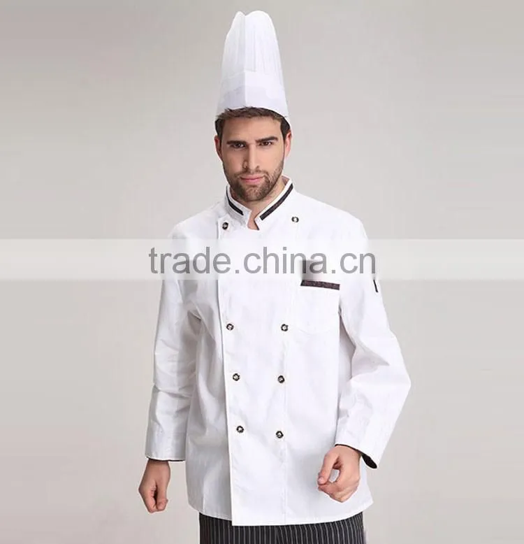 2016 fashion class chef coat uniform designer chef uniforms clothes