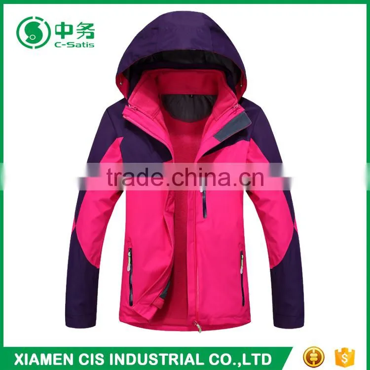 2017 Hot Sale Winter Waterproof Ski Wear Blank Snowboard Jacket for Women