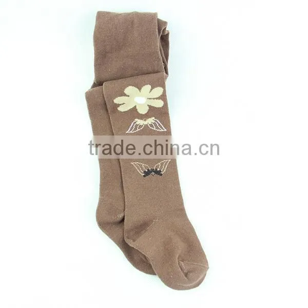 fashion baby girl tights baby cute baby tights for baby girl with jacquard flower