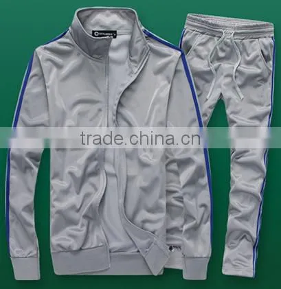 Latest Design Sports Track Suits 100% Polyester Mens Sports Tracksuit Fleece Tracksuit