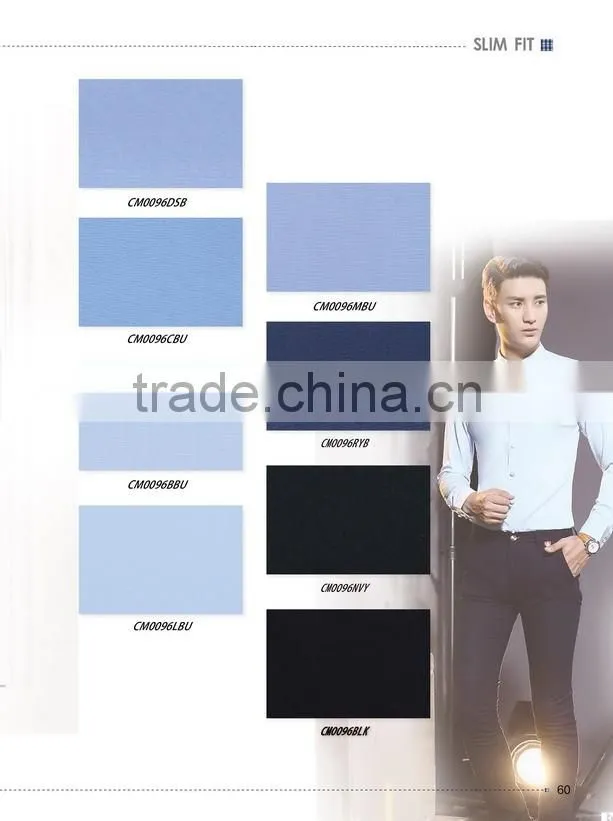 custom model long sleeve turn up collar bespoke man shirt