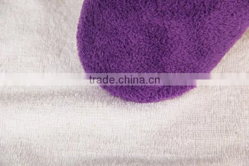wholesale cheap hotel plastic dot cloth sole slipper