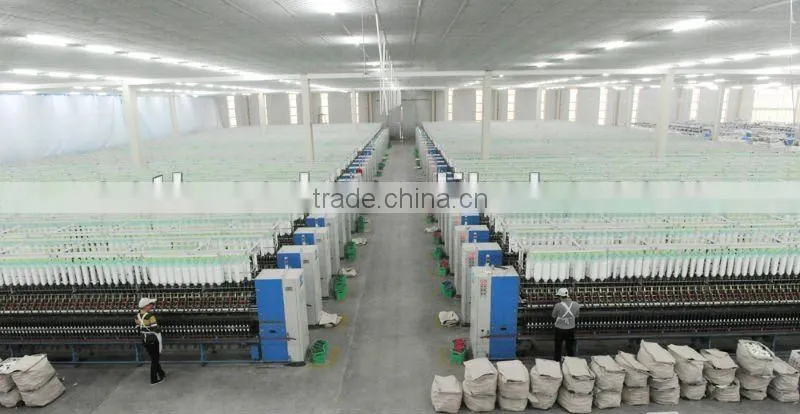 cheap polyester ring twist raw yarn with high strength