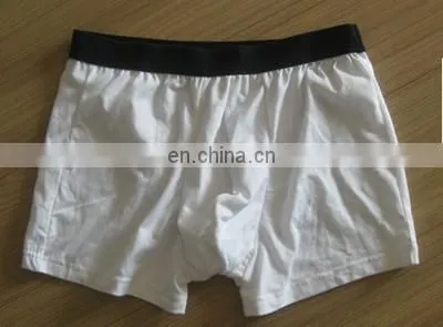 Polyester Sublimation white boxer shorts